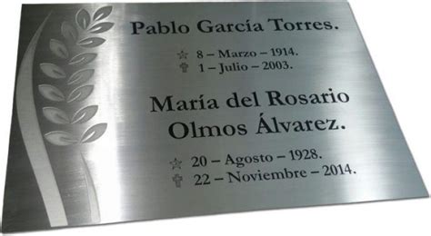 fabricación placa metalica de aluminio grabada|placas conmemorativas méxico.